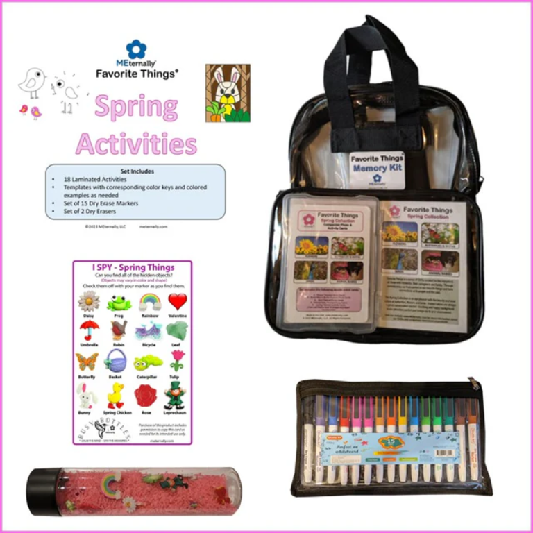 Button leading to "spring memory kit" record with its contents on catalog